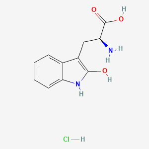 (2S)-2-amino-3-(2-hydroxy-1H-indol-3-yl)propanoic acid;hydrochloride