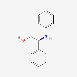 molecular formula C14H15NO B590466 (S)-2-Phenyl-2-phenylamino-ethanol CAS No. 135285-98-2