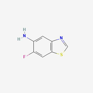 5-Amino-6-fluorobenzothiazole