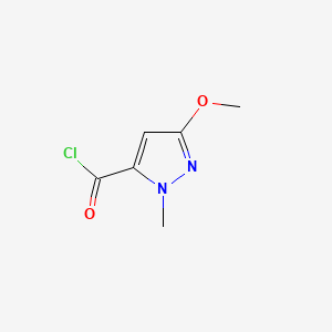 3-Methoxy-1-methyl-1h-pyrazole-5-carbonyl chloride