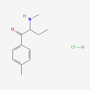 molecular formula C12H18ClNO B590487 4-Methyl Buphedrone Hydrochloride CAS No. 1336911-98-8