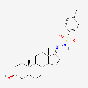N'-[(3beta,8xi,9xi,14xi,17E)-3-Hydroxyandrostan-17-ylidene]-4-methylbenzene-1-sulfonohydrazide