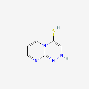 2H-Pyrimido[2,1-c][1,2,4]triazine-4-thiol