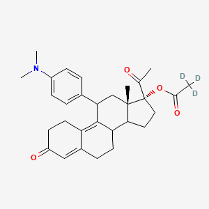 molecular formula C30H37NO4 B590510 Ulipristal Acetate D3 