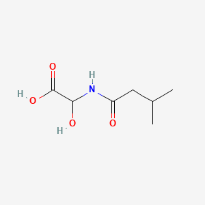 molecular formula C7H13NO4 B590536 Hydroxy[(3-methylbutanoyl)amino]acetic acid CAS No. 138219-44-0