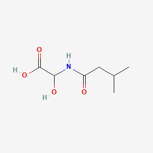Hydroxy[(3-methylbutanoyl)amino]acetic acid