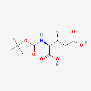 (3R)-N-(tert-Butyloxycarbonyl)-3-methyl-L-glutamic Acid