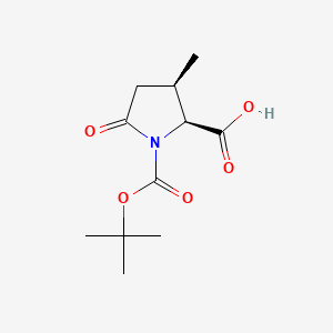 (2S,3R)-N-(tert-Butyloxycarbonyl)-3-methyl-5-oxo-pyrrolidinecarboxylic Acid