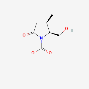 (2S,3R)-N-(tert-Butyloxycarbonyl)-3-methyl-pyroglutaminol