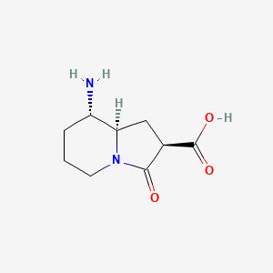 (2R,8S,8AR)-8-amino-3-oxooctahydroindolizine-2-carboxylic acid