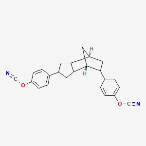 molecular formula C24H22N2O2 B590551 Dicyclopentadienylbisphenol cyanate ester CAS No. 135507-71-0