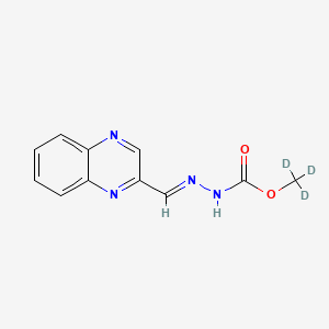 molecular formula C11H10N4O2 B590568 Desoxycarbadox-D3 CAS No. 1448350-02-4