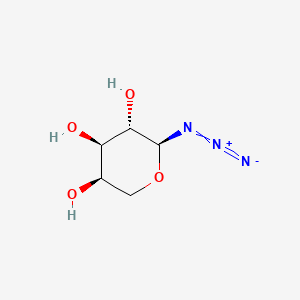 molecular formula C5H9N3O4 B590622 a-D-Arabinopyranosyl azide CAS No. 138892-04-3
