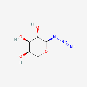 molecular formula C5H9N3O4 B590622 α-D-阿拉伯吡喃糖基叠氮化物 CAS No. 138892-04-3
