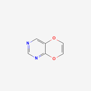 molecular formula C6H4N2O2 B590623 [1,4]Dioxino[2,3-d]pyrimidine CAS No. 128446-95-7