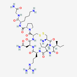 molecular formula C41H73N15O10S2 B590628 Lys8-conopressin s CAS No. 130836-26-9