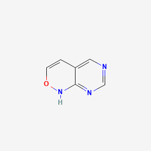 molecular formula C6H5N3O B590630 1h-Pyrimido[4,5-c][1,2]oxazine CAS No. 125765-61-9