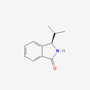 molecular formula C11H13NO B590637 (R)-3-Isopropylisoindolin-1-one CAS No. 126186-85-4