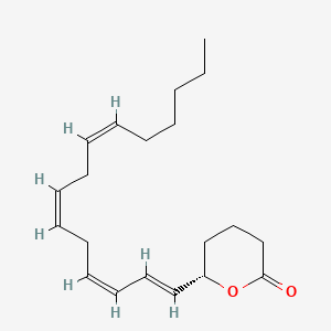 molecular formula C20H30O2 B590640 5(S)-HETE lactone CAS No. 127708-42-3