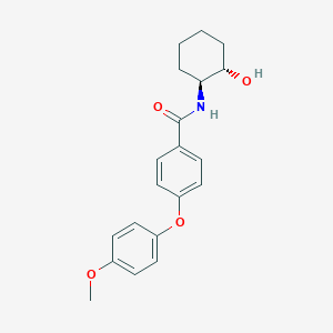 molecular formula C20H23NO4 B5906448 N-[(1S,2S)-2-hydroxycyclohexyl]-4-(4-methoxyphenoxy)benzamide 