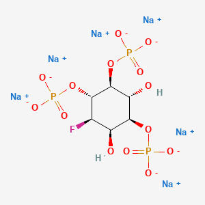 molecular formula C6H8FNa6O14P3 B590676 3-Deoxy-3-fluoro-D-myo-inositol 1,4,5-trisphosphate . hexasodium salt CAS No. 129365-68-0