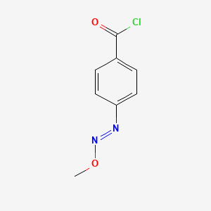4-[(E)-Methoxydiazenyl]benzoyl chloride
