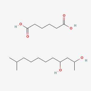Hexanedioic acid;10-methylundecane-2,4-diol