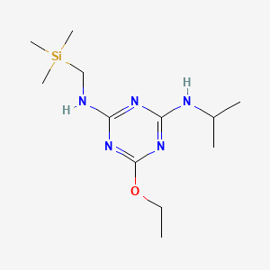 6-Ethoxy-N~2~-(propan-2-yl)-N~4~-[(trimethylsilyl)methyl]-1,3,5-triazine-2,4-diamine