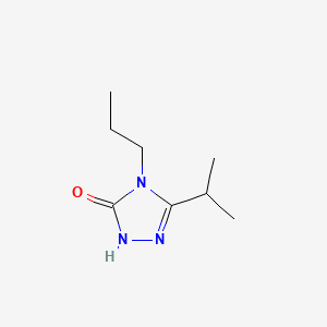 molecular formula C8H15N3O B590754 3-Isopropyl-4-propyl-1H-1,2,4-triazol-5(4H)-one CAS No. 135301-62-1