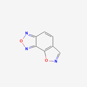molecular formula C7H3N3O2 B590764 Isoxazolo[5',4':3,4]benzo[1,2-c][1,2,5]oxadiazole CAS No. 133818-22-1