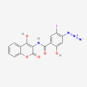 3-(4-Azido-5-iodosalicylamido)-4-hydroxycoumarin