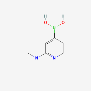 molecular formula C7H11BN2O2 B590804 (2-(Dimethylamino)pyridin-4-yl)boronic acid CAS No. 1207749-70-9