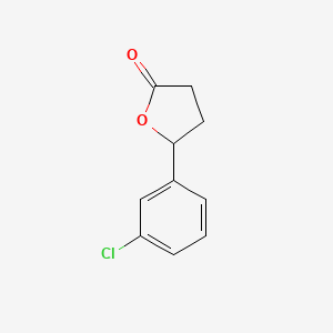 molecular formula C10H9ClO2 B590818 5-(3-Chlorophenyl)dihydro-2(3H)-furanone CAS No. 875256-56-7