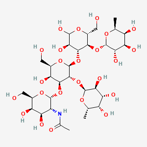 molecular formula C32H55NO24 B590838 iso-A-Pentasaccharide CAS No. 128464-25-5