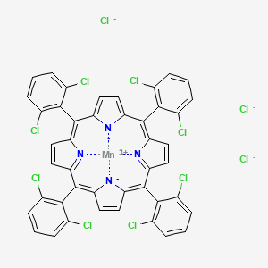 molecular formula C44H20Cl9MnN4 B590850 Manganese Tetrakis(2,6-dichlorophenyl)porphyrin Chloride CAS No. 91463-17-1