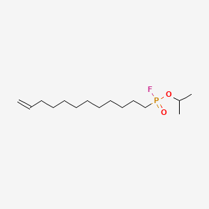 molecular formula C15H30FO2P B590908 Isopropyl dodec-11-enylfluorophosphonate 