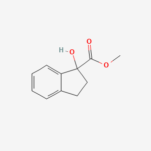molecular formula C11H12O3 B590912 Methyl 1-hydroxy-2,3-dihydroindene-1-carboxylate CAS No. 901773-92-0