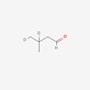 molecular formula C5H10O B590939 iso-Valeraldehyde-D2 CAS No. 1394230-44-4