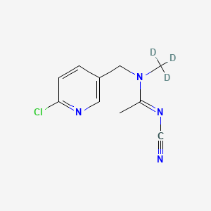 molecular formula C10H11ClN4 B590940 Acetamiprid-d3 CAS No. 1353869-35-8