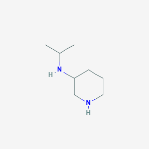 molecular formula C8H18N2 B059098 N-(propan-2-yl)piperidin-3-amine CAS No. 1235439-19-6