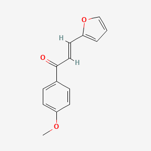 molecular formula C14H12O3 B5910070 3-(2-Furyl)-1-(4-methoxyphenyl)prop-2-en-1-one CAS No. 114570-69-3
