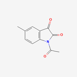 molecular formula C11H9NO3 B5910903 1H-Indole-2,3-dione, 1-acetyl-5-methyl- CAS No. 118726-65-1