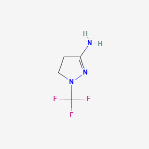 1-(Trifluoromethyl)-4,5-dihydro-1H-pyrazol-3-amine
