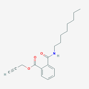 molecular formula C19H25NO3 B5911185 Prop-2-yn-1-yl 2-(octylcarbamoyl)benzoate 