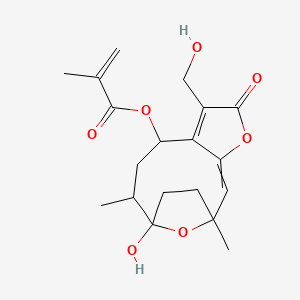 8|A-(2-Methylacryloyloxy)hirsutinolide