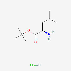 molecular formula C10H22ClNO2 B591160 tert-Butyl D-leucinate hydrochloride CAS No. 13081-32-8