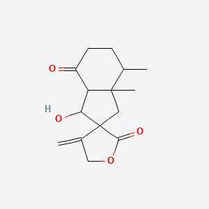 molecular formula C15H20O4 B591176 1-Oxobakkenolide S 