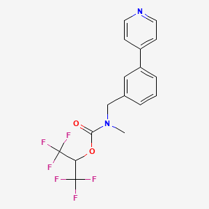 molecular formula C17H14F6N2O2 B591181 JW 618 CAS No. 1416133-88-4