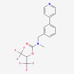 N-methyl-N-[[3-(4-pyridinyl)phenyl]methyl]-,2,2,2-trifluoro-1-(trifluoromethyl)ethylester-carbamicacid