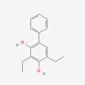 4-Phenyl-2,6-diethylbenzene-1,3-diol